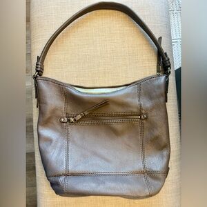The SAK Sequioa Leather Hobo/Gray